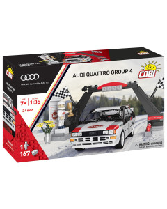 Cobi 24666 Audi Quattro Group 4 (1981) - 165 deler