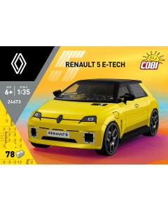 Cobi 24673 Renault 5 e-Tech Gul - 78 deler