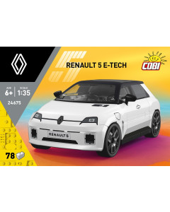 Cobi 24675 Renault 5 e-Tech Hvit - 78 deler