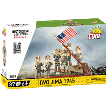 Cobi 2059 Raising the flag on Iwo Jima - 87 deler
