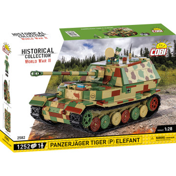 Cobi 2582 Panzerjager Tiger(P) Elefant - 1239 deler