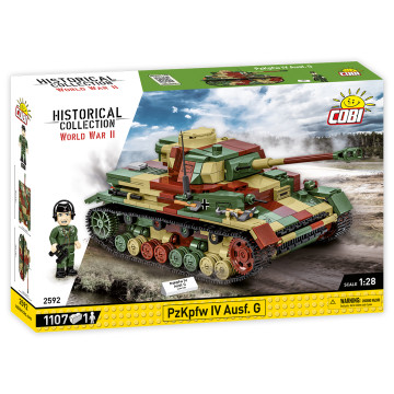 Cobi 2592 PzKpfw IV Ausf.G - 1107 deler