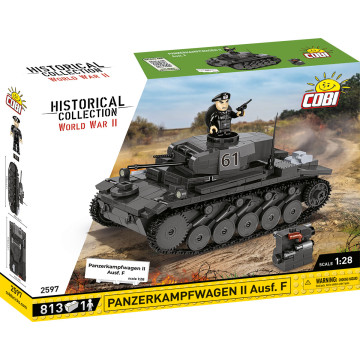 Cobi 2597 Panzerkampfwagen II Ausf.F - 813 deler