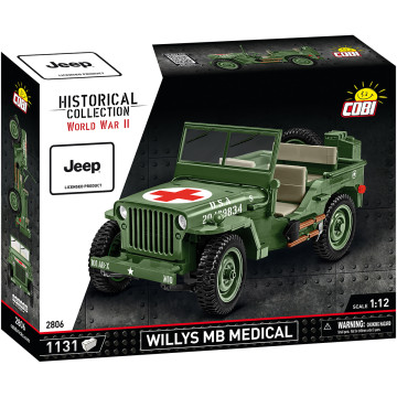 Cobi 2806 Willys MB Medical - 1070 deler