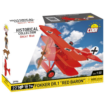 Cobi 2996 Fokker DR.I Red Baron - 217 deler