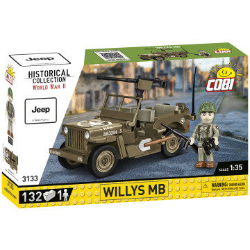 Cobi 3133 Willys MB - 132 deler