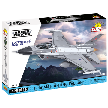 Cobi 5913 Lockheed Martin F-16 Norsk utgave. -495 deler og en pilot