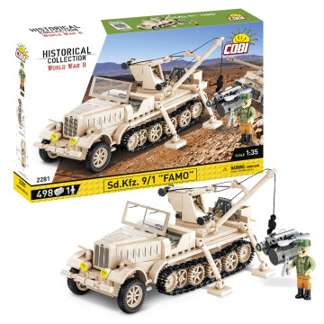 Cobi 2281 SD.KFZ.9/1 Famo Half Track - 502 deler