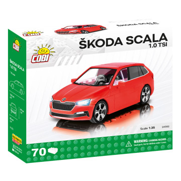 Cobi 24582 Skoda Scala rød - 70 deler
