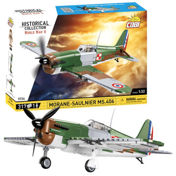 Cobi 5724 Morane - Sauliner MS.406 - 317 deler