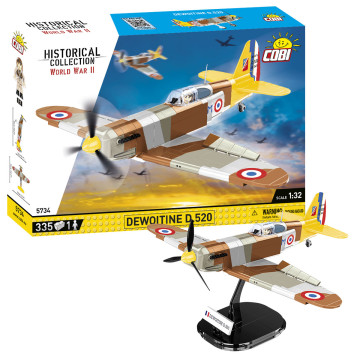 Cobi 5734 Dewoitine D.520 - 328 deler